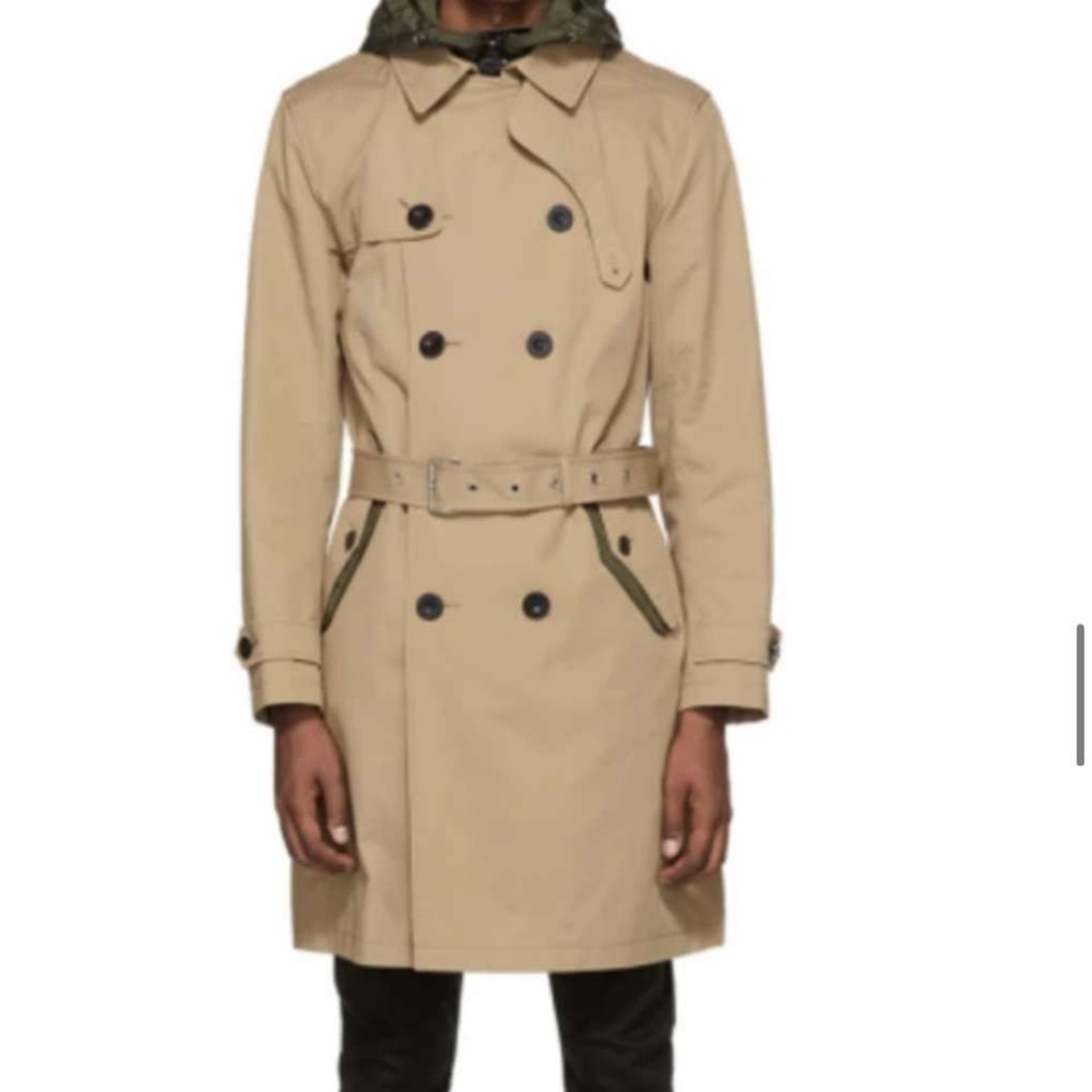 Coach trench coat jacket mens NWT